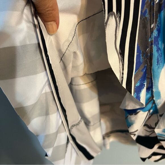 Tango Mango Blue ruffles Sleeveless Women’s dress Sz XL NWT🏷 - Picture 8 of 16